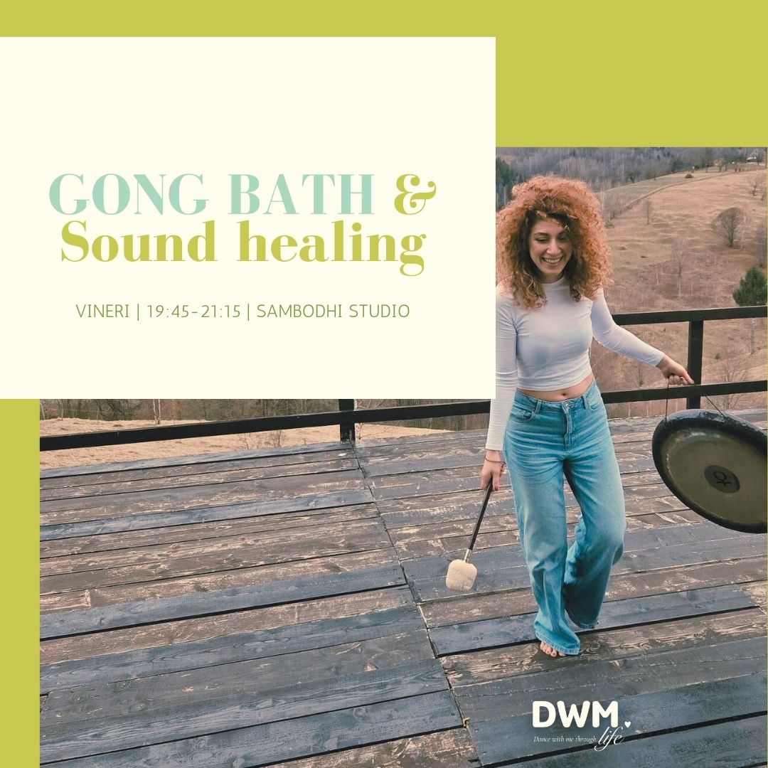Baie de sunete pentru corp și minte. Gonguri planetare, boluri și clopoței. Sesiuni live pentru relaxare, reechilibrare și regenerare.